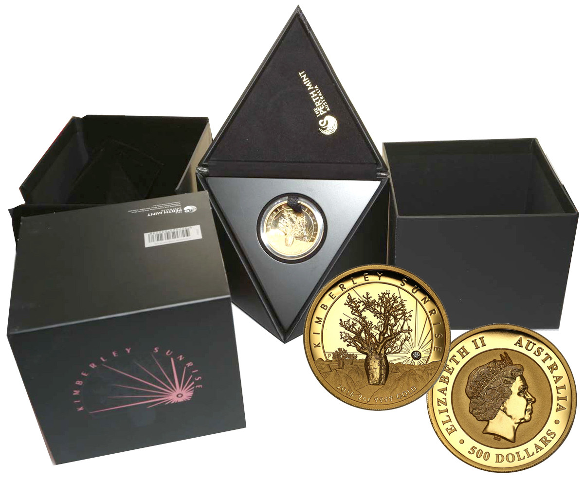 Australia Elżbieta II 500 dolarów 2016 (2 uncje złota) Perth Mint st.L